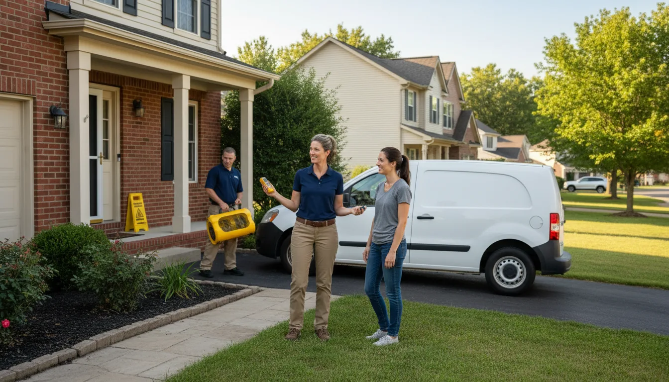 Water restoration image for Water Damage & Restoration Services in Dalton, GA